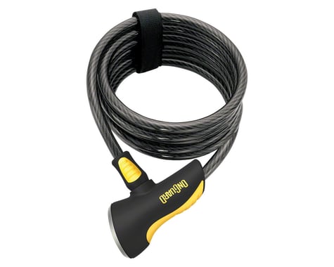 Onguard Doberman Cable Lock with Key (Grey/Black/Yellow) (6' x 10mm)