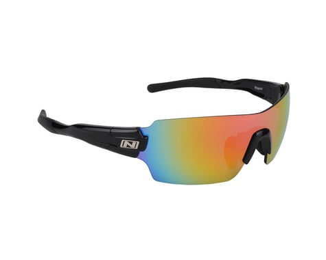Optic Nerve Vapor Multi-Lens Sunglasses (Shiny Black) (Pink Zaio Lens)