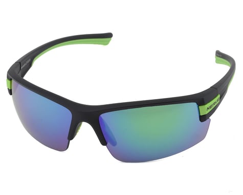 Optic Nerve Maxxum Sunglasses (Matte Black/Green) (Smoke Green Mirror Lens)