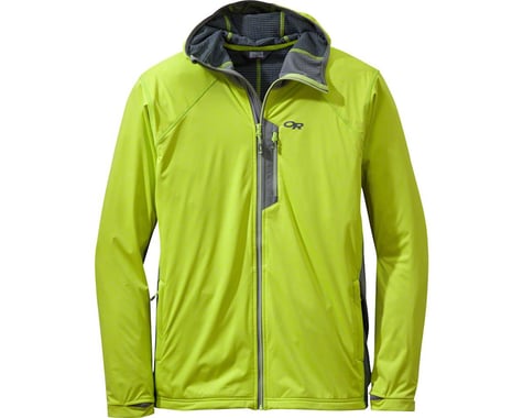 Outdoor Research Centrifuge Men's Hooded Jacket (Lemongrass Yellow/Pewter Gray)