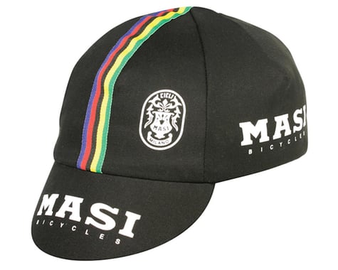 Pace Sportswear Masi Cycling Cap (Black/White/World Chamipon Stripe)