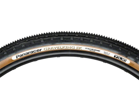 Panaracer Gravelking SK Tubeless Gravel Tire (Black/Brown) (650b / 584 ISO) (48mm)