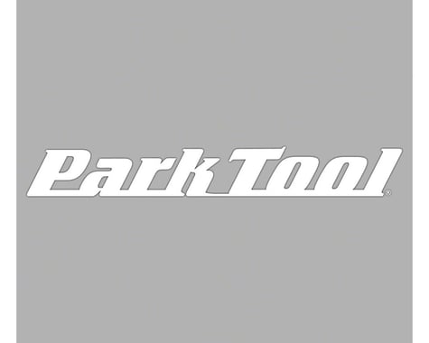 Park Tool DL-36W Horizontal Logo Decal (White)