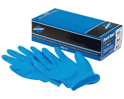 Park Tool MG-2 Nitrile Mechanic Gloves (Blue) (100/Box) (M)