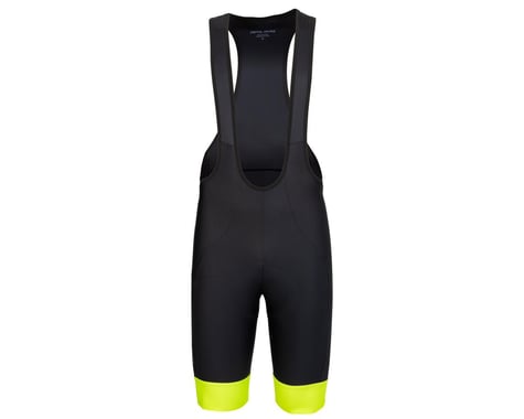 Pearl Izumi Attack Bib Shorts (Black/Screaming Yellow) (L)