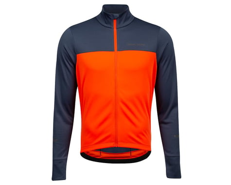 Pearl Izumi Quest Thermal Long Sleeve Jersey (Solar Flare/Navy)