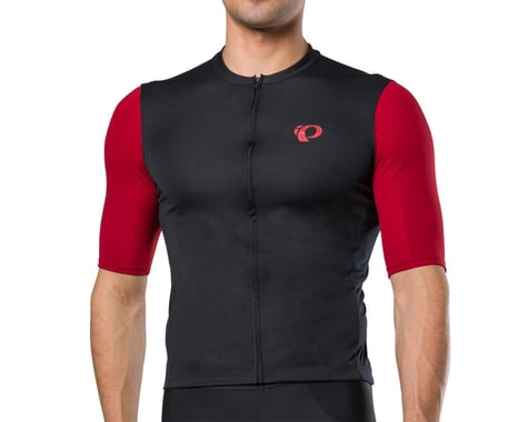 Pearl Izumi Men's Attack Short Sleeve Jersey (Black/Red Dahlia) (XL)