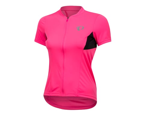 Pearl Izumi Women’s Select Pursuit Short Sleeve Jersey (Screaming Pink/Black)