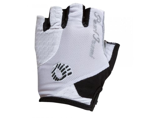 Pearl Izumi Elite Gel Women's Short Finger Bike Gloves (White) (L)