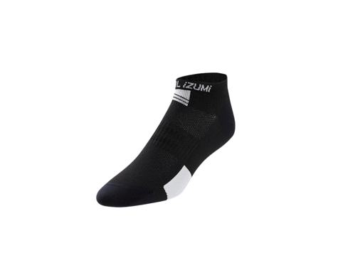 Pearl Izumi Women's Elite Low Sock (Black/White)
