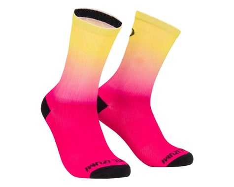 Pearl Izumi Transfer LTD 7" Socks (Screaming Yellow Gradient) (S)