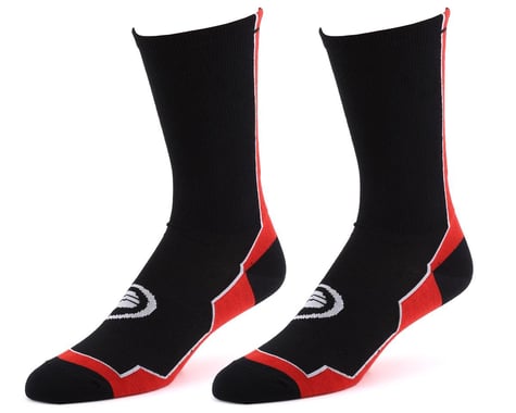 Performance 8" Speed Socks (Black/Red) (S/M)