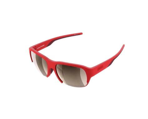 POC Define Sunglasses (Ammolite Coral Translucent) (Brown Silver Mirror)
