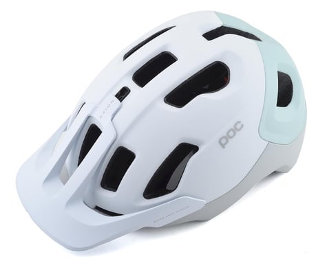 POC Axion SPIN Helmet (Hydrogen White/Apophyllite Green Matte)