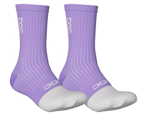 POC Flair Mid Socks (Purple Amethyst/Hydrogen White) (L)