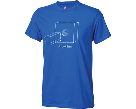 Problem Solvers Square Peg T-Shirt: Blue SM