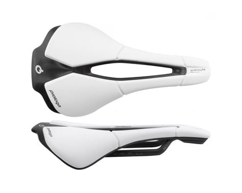 Prologo Scratch M5 PAS Saddle (White) (Nack Carbon Rails) (140mm)