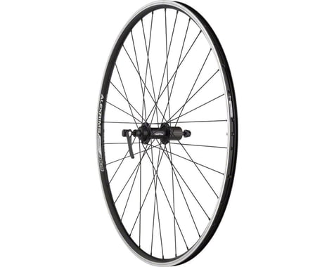 Quality Wheels Value Double Wall Series Rear Wheel (700c) (QR x 130mm) (Rim Brake) (HG 10) (Clincher)