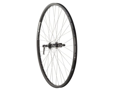 Quality Wheels Deore/DH19 Mountain Rear Wheel (Black) (Shimano/SRAM) (QR x 135mm) (700c / 622 ISO)