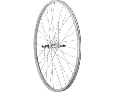 Quality Wheels Value Series Rear Road Wheel (Silver) (Freewheel) (QR x 135mm) (700c / 622 ISO)
