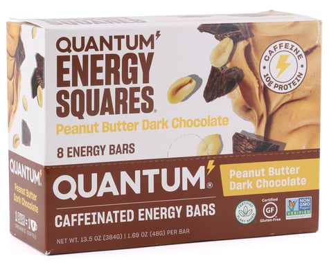 Quantum Energy Squares (Peanut Butter Dark Chocolate) (8 | 1.69oz Packets)