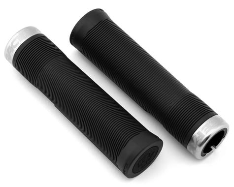 Race Face Chester Lock-On Grips (Black/Silver) (34mm)