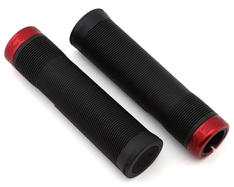Race Face Chester Lock-On Grips (Black/Red) (34mm)