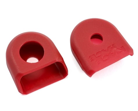 Race Face Crank Boots for Carbon Cranks (Red) (2)