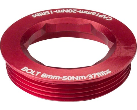 Race Face CINCH Puller Cap w/ Washer (Red) (18mm) (XC/AM)