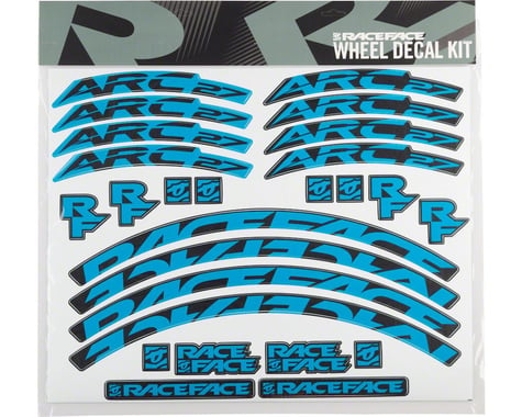 Race Face Decal Kit for Arc 27 Rims (Blue)