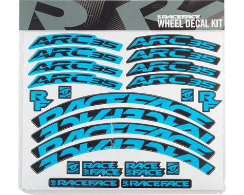 Race Face Decal Kit for Arc 35 Rims (Blue)