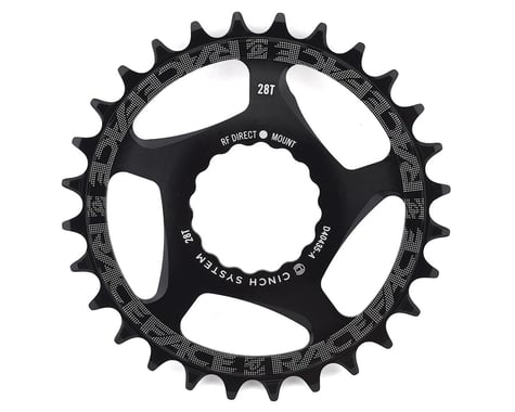 Race Face Narrow-Wide CINCH Direct Mount Chainring (Black) (1 x 9-12 Speed) (Single) (28T)