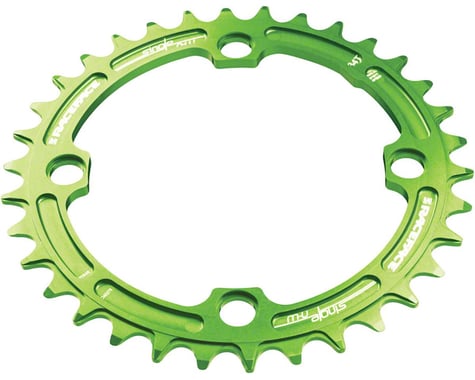 Race Face Narrow-Wide Single Chain Ring (104 BCD) (Green)