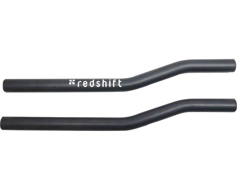 Redshift Sports Aluminum S-Bend Aero Bars Extensions (Black) (for Aerobars)