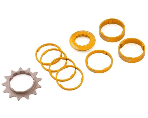 Reverse Components Single Speed Kit (Gold) (13T)