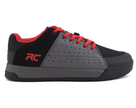 Ride Concepts Youth Livewire Flat Pedal Shoe (Charcoal/Red) (Youth 4)