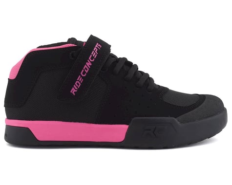 Ride Concepts Youth Wildcat Flat Pedal Shoe (Black/Pink)