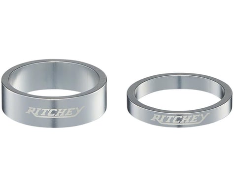 Ritchey Classic Headset Spacers (Silver) (1-1/8") (5 & 10mm)