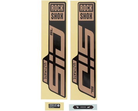 RockShox SID SL Ultimate Decal Kit (Matte Copper for Gloss Black Lowers)