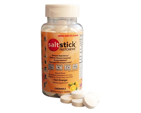 Saltstick Fastchews Chewable Electrolyte Tablets (Orange) (1 | 60 Tablet Bottle)