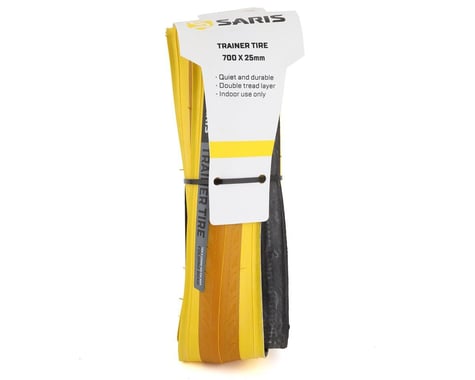 Saris Indoor Trainer Tire (Yellow) (700c) (25mm)