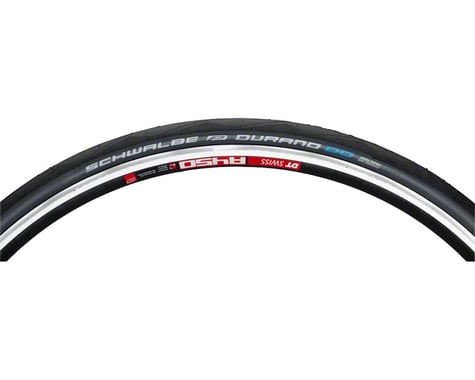 Schwalbe Durano Double Defense Road Tire (Black/Grey) (700c / 622 ISO) (23mm)