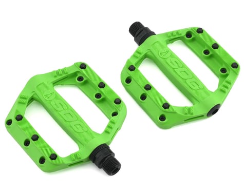 SDG Slater Nylon Flat Pedals (Neon Green)