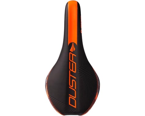 SDG Duster P MTN Camo Bolt Saddle (Black/Orange) (Ti-Alloy Rails)