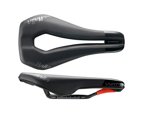 Selle Italia WATT Kit Carbonio Superflow Saddle (Black) (U3) (133mm)