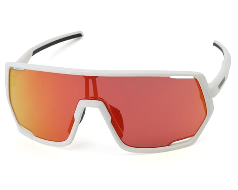 Shimano Technium Sunglasses (Matte White) (Ridescape RD/Clear)