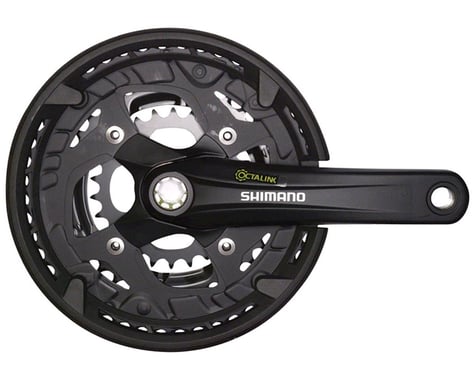 Shimano Alivio T4010 Octalink Crankset w/ Chainguard (3 x 9 Speed) (175mm) (48/36/26T)