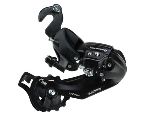 Shimano Tourney RD-TY300 Rear Derailleur (Black) (6/7 Speed) (Long Cage) (BMX/Track Frame Hanger) (SGS)