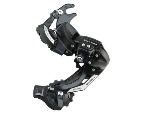 Shimano Tourney RD-TY500 Rear Derailleur (Black) (6/7 Speed) (Long Cage) (Dropout Claw Hanger) (SGS)