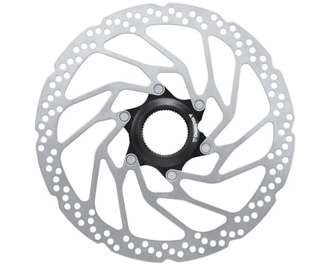 Shimano RT-EM300 Disc Brake Rotor w/ E-bike Speed Sensor (Silver/Black) (203mm) (External Spline Type)